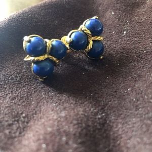 Dalsheim Vintage Lapis Earrings